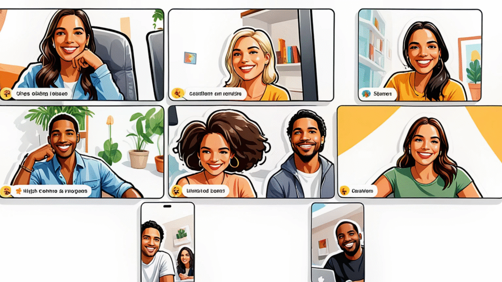 Personas con una relación no monógama ética. Encuentro online 2025 de openly different.
